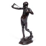 Sir William Reid Dick KCVO, RA (1879-1961) - The Slingshot, 1911, bronze, rich brown patina, 33cm h,