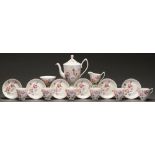 A Royal Albert floral tea service, printed mark Good condition