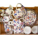 A quantity of Mason's Ironstone Mandarin pattern tea, dinner and trinket ware