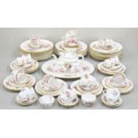 An extensive Crown Derby Posies pattern bone china tea and dinner service