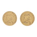 France, Louis XVIII, Gold 20 Francs, London mint, 1815R, F-VF (2)