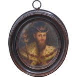 Attributed to Samuel Raven (1775-1847) - King James I of England and VI of Scotland, varnished oil