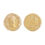Vitellius, 69AD, Gold Aureus, 6.91gm, LVITELLIVSCOSIIICENSOR reverse, (Lucius Vitellius, the
