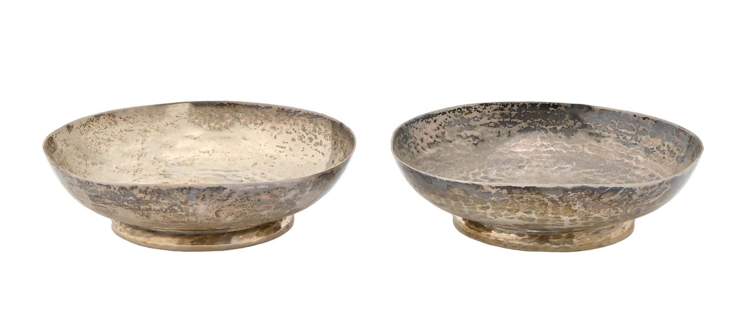 A pair of Scottish Edwardian silver bonbon dishes, 90mm diam, by Hamilton & Inches, Edinburgh