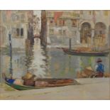 Borlase Smart RBA, ROI (1881-1947) – Venice, signed, inscribed on the artist’s exhibition label on