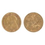 Gold Coin. Half sovereign 1897