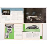 Automobilia Catalogues. SS Cars 1934 brochure, Leicester: Adam Bros. & Shardlow, Ltd., pp: 23, [