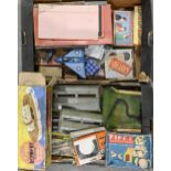 A Tri-ang Derwent Electric 14" Cabin Cruiser, boxed, Horny accessories, further toys and juvenile