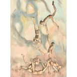 Derek Carruthers (1935-2021) - Balancing Act and other subjects (lay figures), five, three signed,