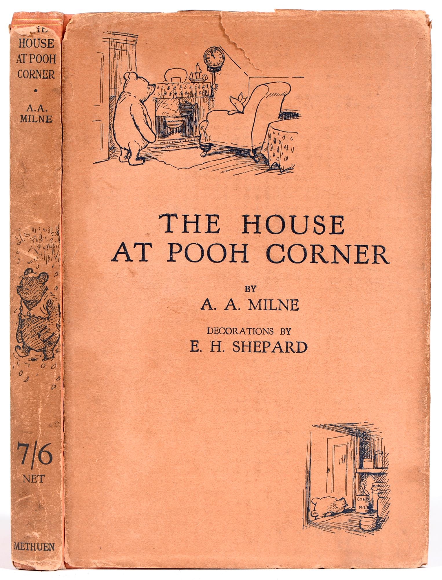 Children's Book. Milne (A.A.) & Shepard (E.H., illustrator), The House at Pooh Corner, first trade