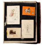 Trade Catalogue. The Imperial Series Private and Christmas Cards album, with bound-in World War