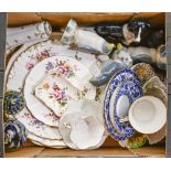 Miscellaneous ceramics, including Royal Crown Derby Posies, an earlier Royal Crown Derby blue and