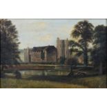 George Willis-Pryce (1866-1949) - Stokesay Castle, Shropshire, signed, oil on board, 26.5 x 40.5cm