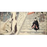 Utagawa Kokunimasa (1874-1944) – A Kabuki performance held in third month at the Kabuki-za theatre,