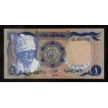 Pound Notes, Sudan (22); Syria (9); South Arabian Currency Authority £1 (One Dinar) 2 consecutive,