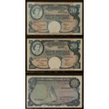 East Africa, Pound Notes, East African Currency Board, Elizabeth II, 1958-60, H23+5, W24+5, both