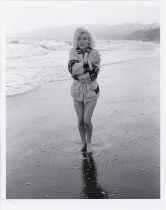 George Barris (1922-2016) - [Marilyn Monroe] Lost in Thought, Santa Monica Beach, 1962, Giclee print