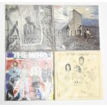 Vintage vinyl LP records. Four The Who albums, including Odds and Sods