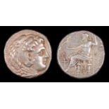 Ancient Greece. Alexander III (The Great) of Macedon silver tetradrachm, 17.1g, choice GVF