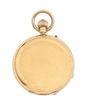 An 18ct gold hunting cased keyless lever lady's watch, Jays 142 144 Oxford Street London, No
