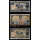Scotland, Pound Notes, North of Scotland Bank, 1932 'G' EF, 'H' uncirculated, 1938, 1939, 1945;