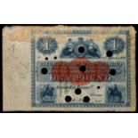 Scotland, Pound Note, Union Bank, 1901, Proof, marked 'Colour Correct' on reverse, eleven official