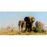 David Shepherd OBE, FRSA (1931-2017) - The Ivory is Theirs; Serengeti, two, reproductions printed in