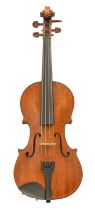 A violin, early 20th c, length of back 35.5cm Good condition