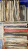 Vintage vinyl LP records. An extensive collection, including pop, country, easy listening, musical