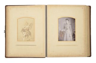 Victorian photographs. An album of cabinet portraits and cartes de visite by various British