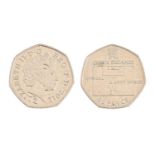 Coin, Great Britain, Fifty Pence, Offside Rule