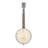 An Ashbury / Remo banjo, cased Good condition