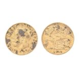 Gold coin. Half sovereign 1913