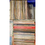 Vintage vinyl LP records. An extensive collection, including pop, country, easy listening, musical
