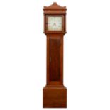 A thirty-hour oak longcase clock, S Peoler Blandford, the 10.5" painted dial with date sector and