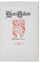 Scotland. Burns (Robert, Limner), Scots Ballads, printed on Japanese vellum, copy no. 225/320,