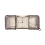 A Movado silver purse watch, chronometer Ermeto, No 1203197, 33 x 47cm, import marked Stockwell &