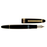 A Montblanc Meisterstuck 146 fountain pen Slight wear scratches and old dried ink on nib