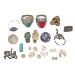 Miscellaneous antiquities and other archaeological finds, medieval - modern, to include an early