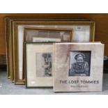 Local Interest. Six various prints of Nottingham, 19th c and later, and a book, The Lost Tommies, (