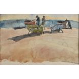 Alan Brooks, 1965 – Largs Bay, signed, dated ’65 and inscribed, watercolour, 22 x 34.5cm Good