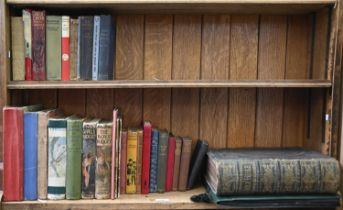 Books. One and a half shelves of miscellaneous general stock, 19th c and later, including early 20th