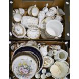 Miscellaneous ceramics, including Spode Fleur de Lys pattern tea ware, Aynsley Cottage Garden, etc