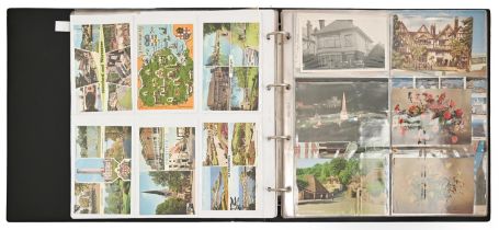 Postcards. A collection, early 20th c - 1960s, to include English towns and monuments and several of