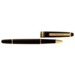 A Montblanc Meisterstuck rollerball pen Good condition, engraved on cap with a name