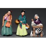 Three Royal Doulton earthenware figures, second half 20th c, comprising Bridget, Schoolmarm and