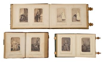 Victorian photographs. 69 cartes de visite, the majority by Camille Silvy (1834-1910), mostly female