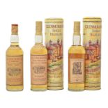 Spirits. Glenmorangie 10 year old single Highland Malt Scotch whisky, two cased, c1980s (three