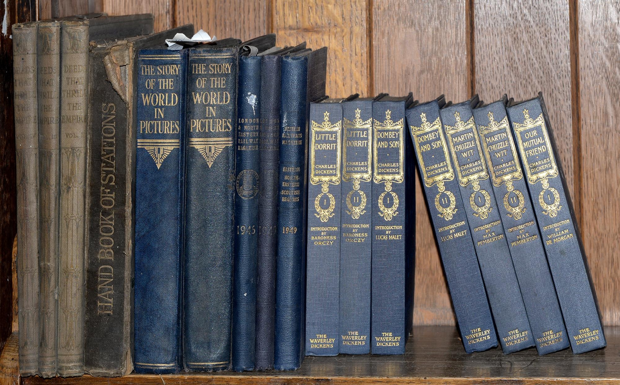 Books. Miscellaneous general stock, including the Waverley editions of Dickens, 19th c and later - Image 3 of 4