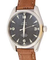 An Omega stainless steel self-winding gentleman's wristwatch, Railmaster Co-Axial chronometer, Ref